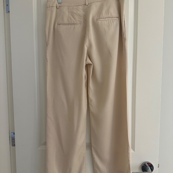 Reformation Size 4 Mason Cropped Pant Size 4 Sugar - Picture 3 of 3